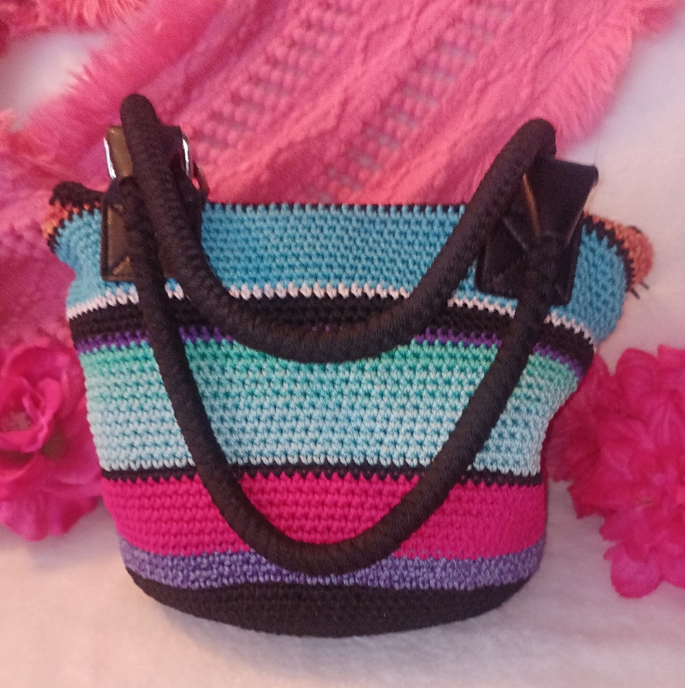The Sak Multicolor Crochet Hobo Purse 👜 - Picture 5 of 12